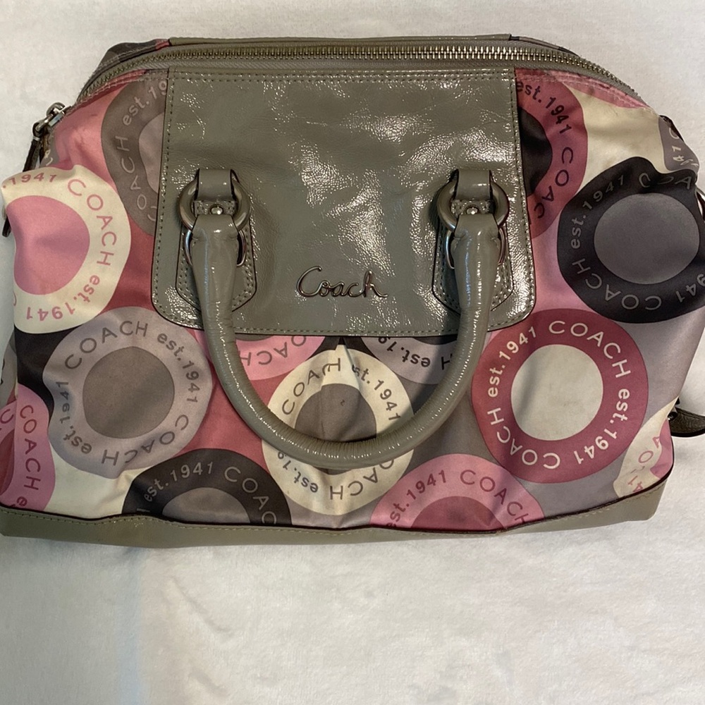 Coach purse colorful!